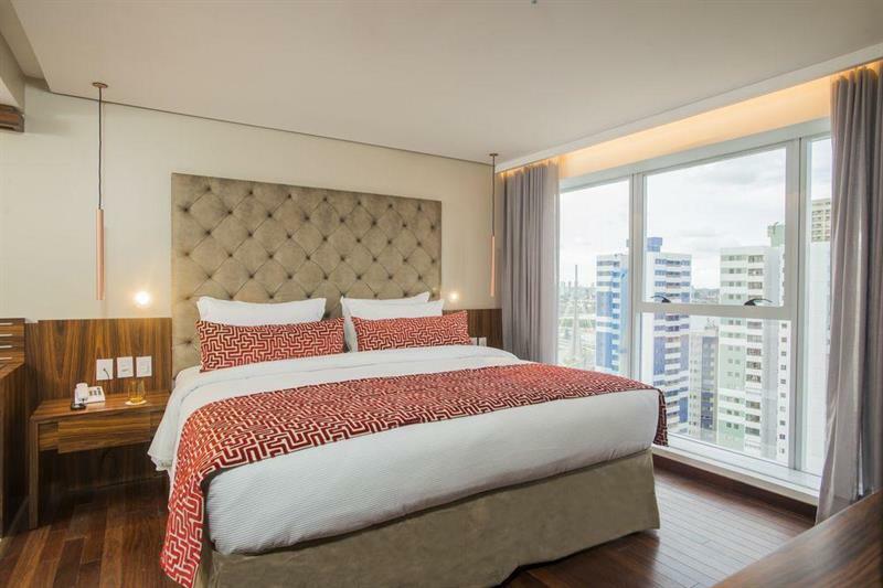 Hotel Luzeiros Recife Luaran gambar A bed runner